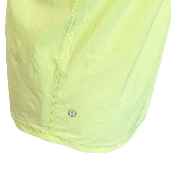 Lululemon Athletica Lightened Up Singlet Clear Mint Neon Tank Top Womens Size 2 - Picture 5 of 8